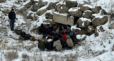 Saklandıkları menfezde yakalandılar