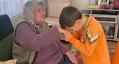 Şehit annesine anlamlı ziyaret