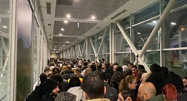 Sınırda yılbaşı yoğunluğu