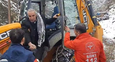 Vatandaşın imdadına karla mücadele ekipleri yetişti  