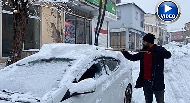 Vatandaşın kar çilesi...