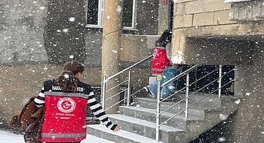 YADES ekibi kar kış dinlemiyor!