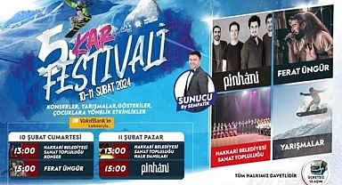 5. kar festivali heyecanı başlıyor