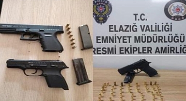 7 adet ruhsatsız tabanca ele geçirildi