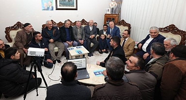 Başkan Sekmen ev toplantılarında