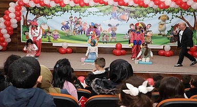 Belediyeden çocukları eğlendiren etkinlik