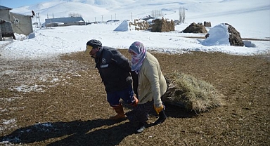 Çetin kış şartları besicileri zorluyor