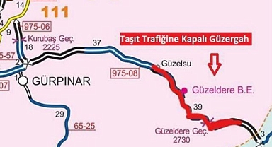 Çığ riski nedeniyle o yol ulaşıma kapatıldı
