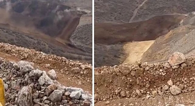 Erzincan'da madende toprak kayması! İşçiler göçük altında