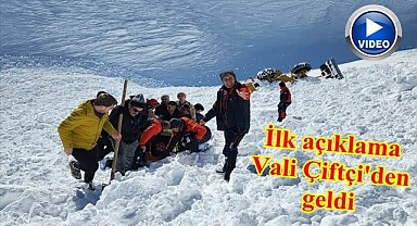 Erzurum'da kepçe operatörü çığ altında kaldı