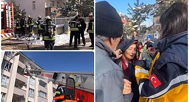 Erzurum'da yürekleri ağza getiren yangın!