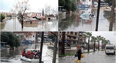 Felaketin yaşandığı şehir sular altında kaldı