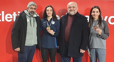 Karslı atletler madalyaya doymuyor