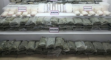 Kilolarca uyuşturucu ele geçirildi