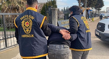 Konteyner kentlere dadanan hırsız yakalandı