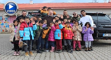 'Minik eller üşümesin' projesi ile yüzleri güldürdüler