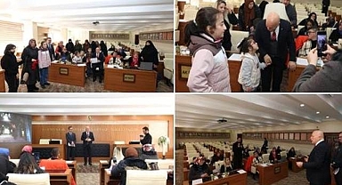 Özel çocuklardan Sekmen’e ziyaret
