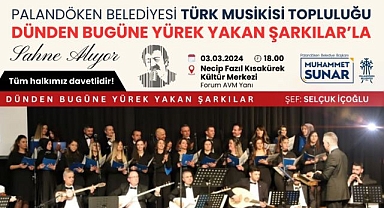 Palandöken'de konser zamanı…