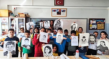 Ressamlardan çocuklara sürpriz