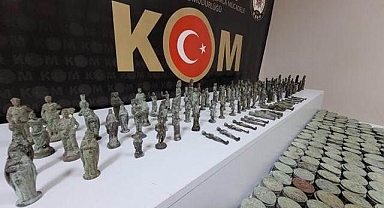 Roma dönemine ait eserler ele geçirildi