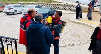 TOKİ'de yangın: 8 kişi hastaneye kaldırıldı