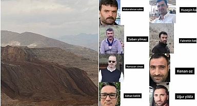 Toprak altındaki 8 işçinin kimliği belli oldu