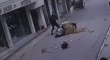 Trafiğe kapalı yola girince olanlar oldu