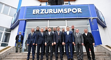 Vali Çiftçi'den Erzurumspor'a ziyaret