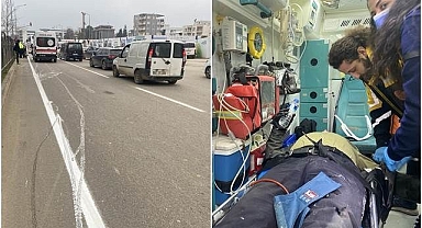 Yeni çekilen yol çizgisi kazaya neden oldu