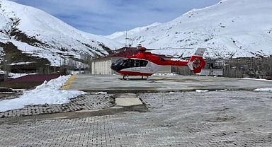 Ambulans helikopter 49 yaşındaki hasta için havalandı