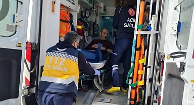 Ambulans helikopter hasta adam için havalandı
