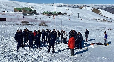 Aras EDAŞ'tan çığda arama ve kurtarma eğitimi