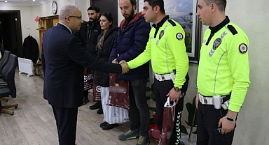 Başarılı emniyet personeline ödül