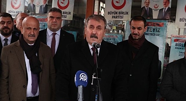 BBP Genel Başkanı Destici, Erzurum'da konuştu