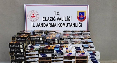 Binlerce makaron ve kilolarca kaçak tütün ele geçirildi
