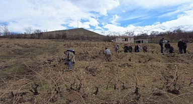 Çiftçilere tarla okulu eğitimi 
