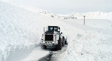 Çığ nedeniyle kapanan yollar açıldı
