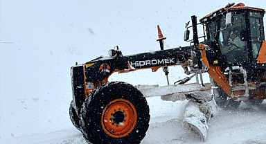 Erzurum'da 52 yerleşim yerine ulaşım sağlanamıyor