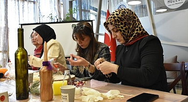 Erzurum'da kadınlar atıklara can verdi