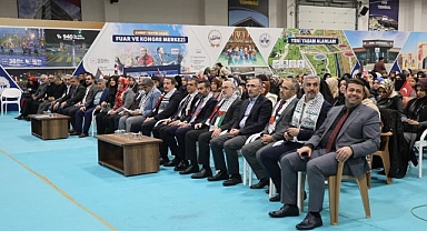 Filistin’e destek verip İsrail’ lanetlediler