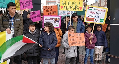 Gazze’ye destek için yürüdüler