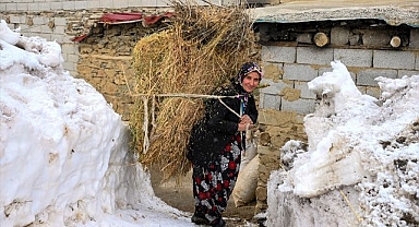 Kar esareti altında Ramazan hazırlığı