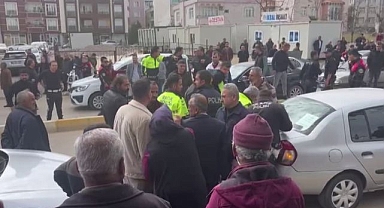 Kaza sonrası ortalık karıştı