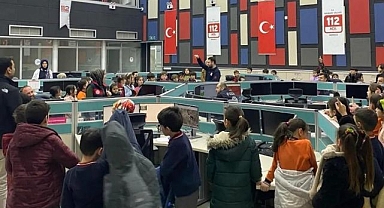 Miniklere 112 Acil Çağrı Merkezi turu