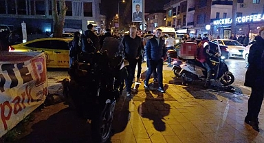 Motosikletiyle kaza yaptı, başka motora binip kaçtı