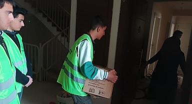 Öğrencilerden örnek davranış