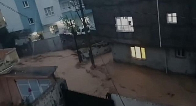 Sel sularına kapılarak sürüklendiler