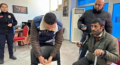 Zabıtadan dilenci operasyonu