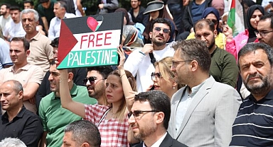 ABD'li öğrencilerin Gazze eylemlerine, 3 dilde destek
