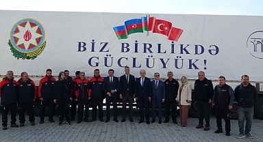 Azerbaycan’dan deprem bölgesine yardım
